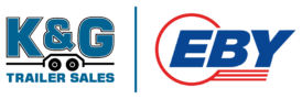 K&G Trailer Sales logo with the EBY logo
